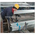 Galvanized ERW steel pipes for construction